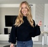 Jalina pulóver fekete – Innova Fashion